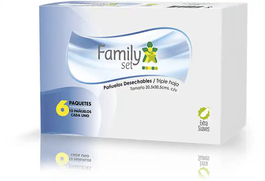 Family Set pañuelos desechables