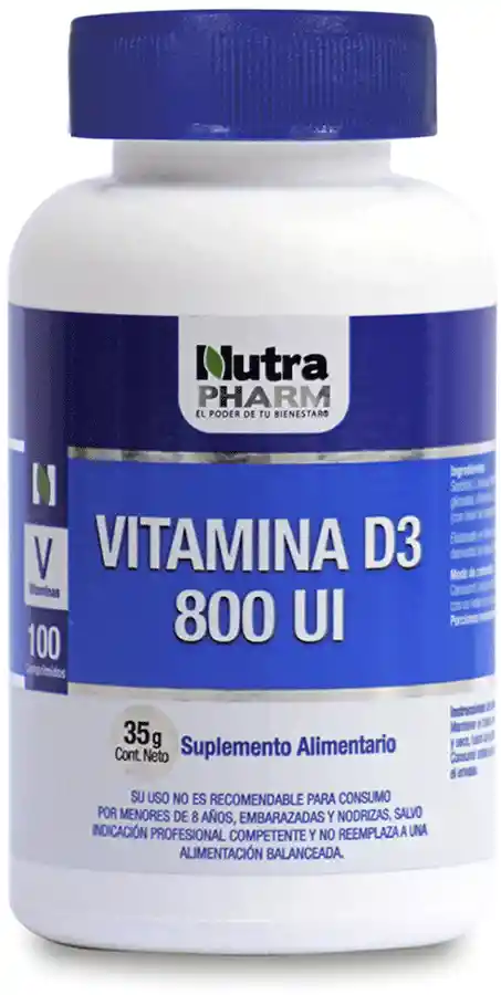 Vitamina D3 Nutra Pharm En Comprimidos