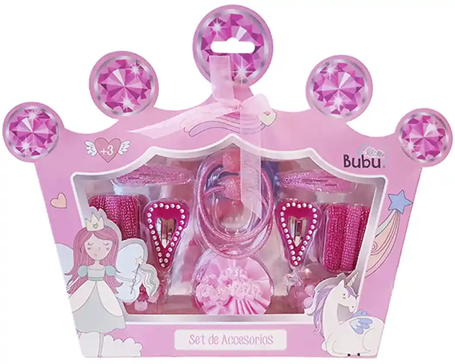 Bubu Set Accesorios Rosado