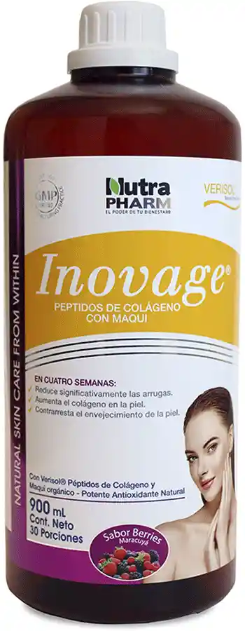 Inovage Peptidos de Colágeno con Maqui 