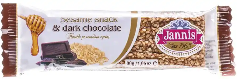 Jannis sesame dark chocolate