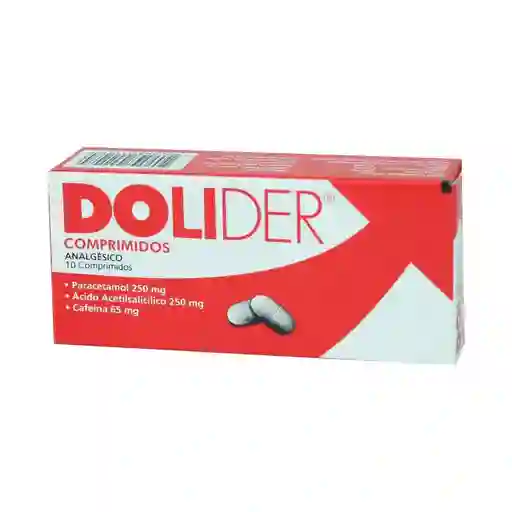 Dolider Comprimidos (250 Mg/250mg/65mg) 