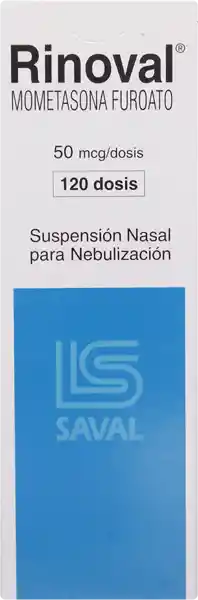 Rinoval Suspensión Nasal para Nebulización (50 mcg)