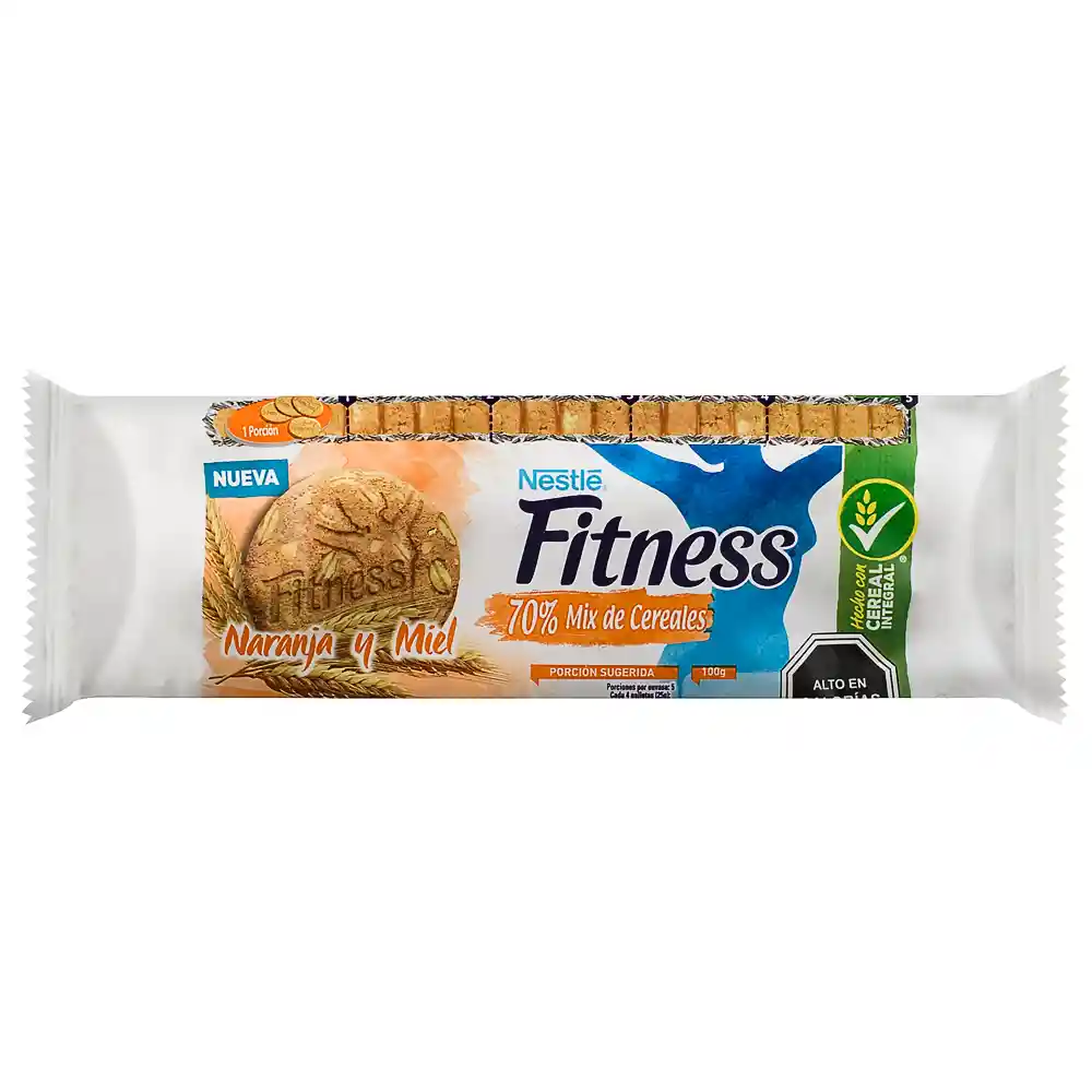 Fitness Galletas Mix Cereal Naranja Miel