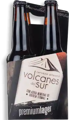 Volcanes Cerveza Del Sur Lager Pack 4 Un
