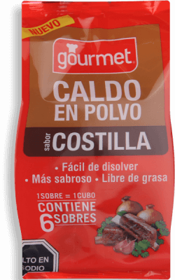 Gourmet Caldo En Polvo Sabor Costilla En Expresslider Las Condes