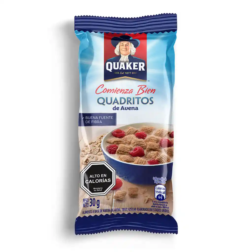 Quaker Cereal Cuadritos De Avena