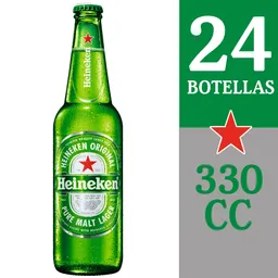 Heineken 24 Pack Cerveza Botella 330Cc