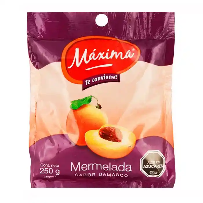 Máxima Mermelada Sabor Damasco