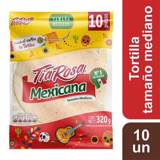 Tortillas Tia Rosa 10 Un 320G en Santa isabel_express Providencia