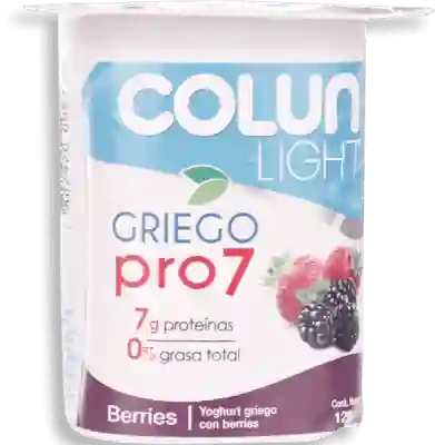 Colun Yog Griego Light Pro7 120 Berries