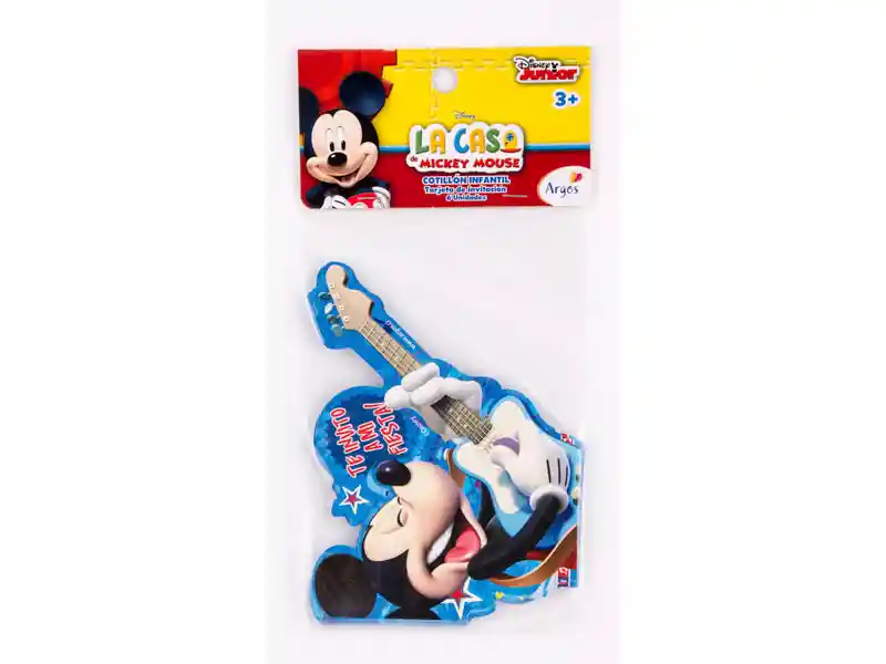 Tarjeta de Invitacion Mickey X 6