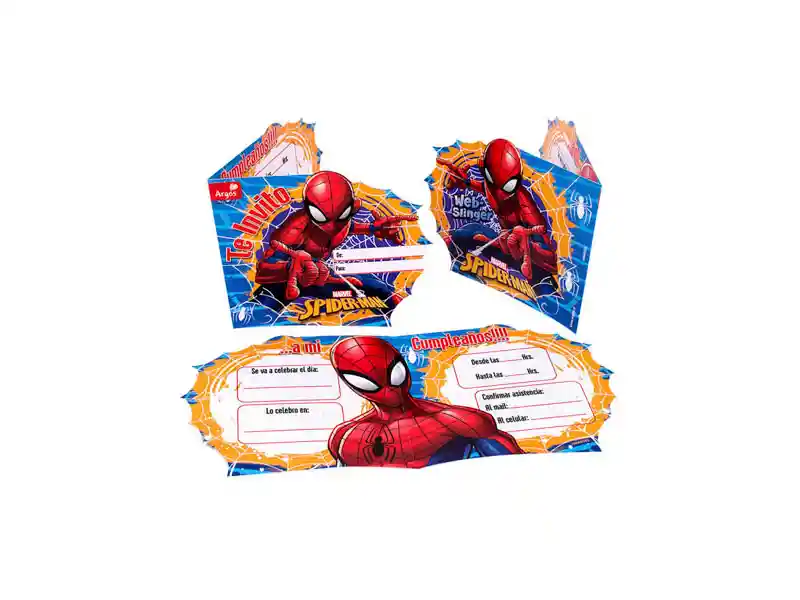 Tarjeta Invitacion Spiderman