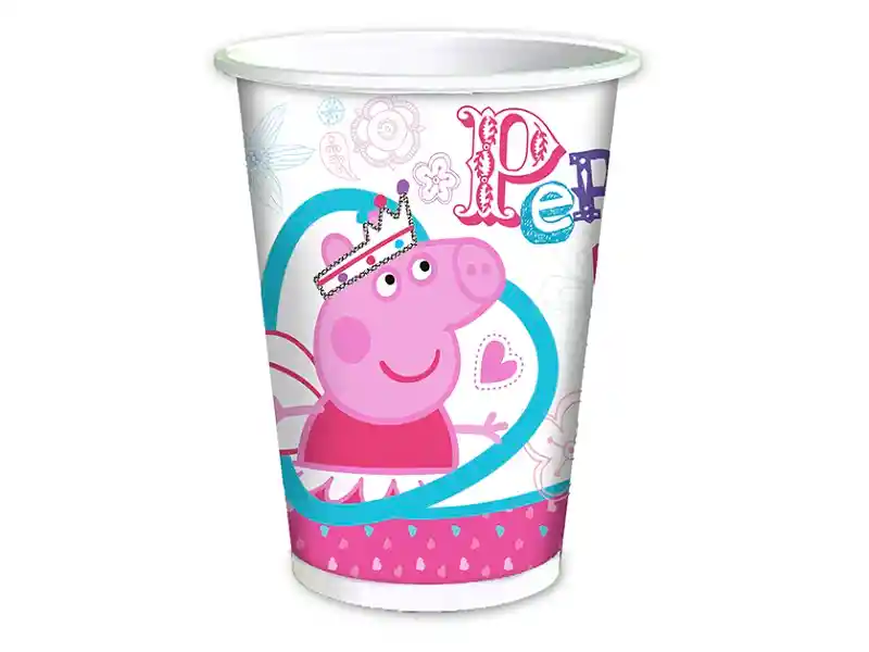 Vasos Peppa Pig X 6