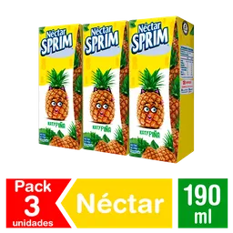 Sprim Nectar Piña Indiv. X 3 U