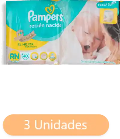 Pampers Panal Recien Nacido 40 U 2 4 5 Kg