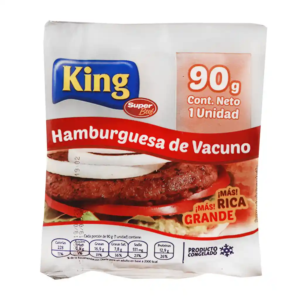 King Hamburguesa Vacuno