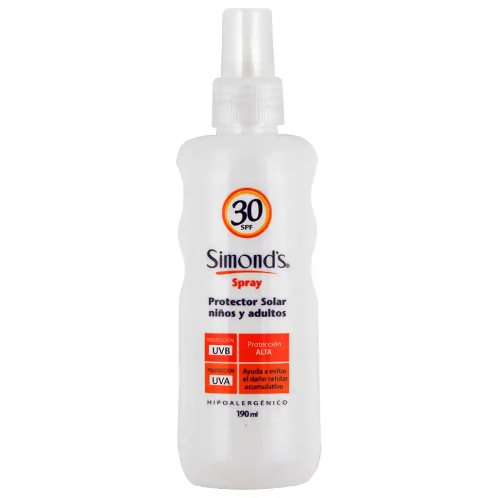 Simonds Protector Solar Niños y Adultos SPF 30 en Spray 