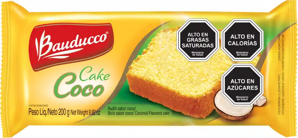 Bauducco Queque Coco Caja 12