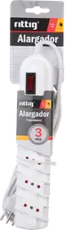 Alargador 5 Toma Blanco Ritting