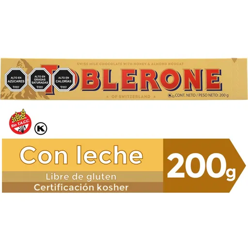 Toblerone Chocolate con Leche y Almendras