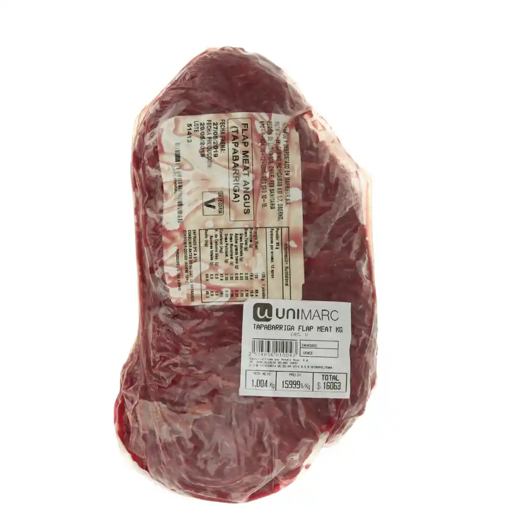 Tapabarriga Flap Meat Kg