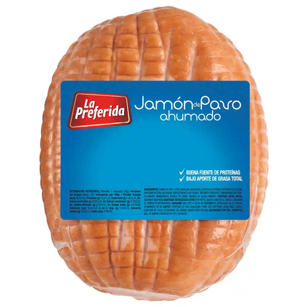 La Preferida Jamon De Pavo Ahum Kg