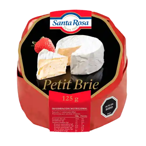 Queso Brie Santa Rosa Pza Kg