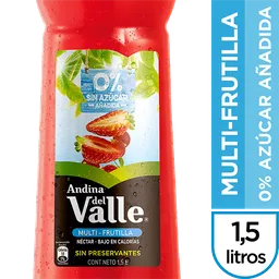 20% de descuento en la compra de 2 unidades Andina Del Valle Jugo Miltifruta Light 
