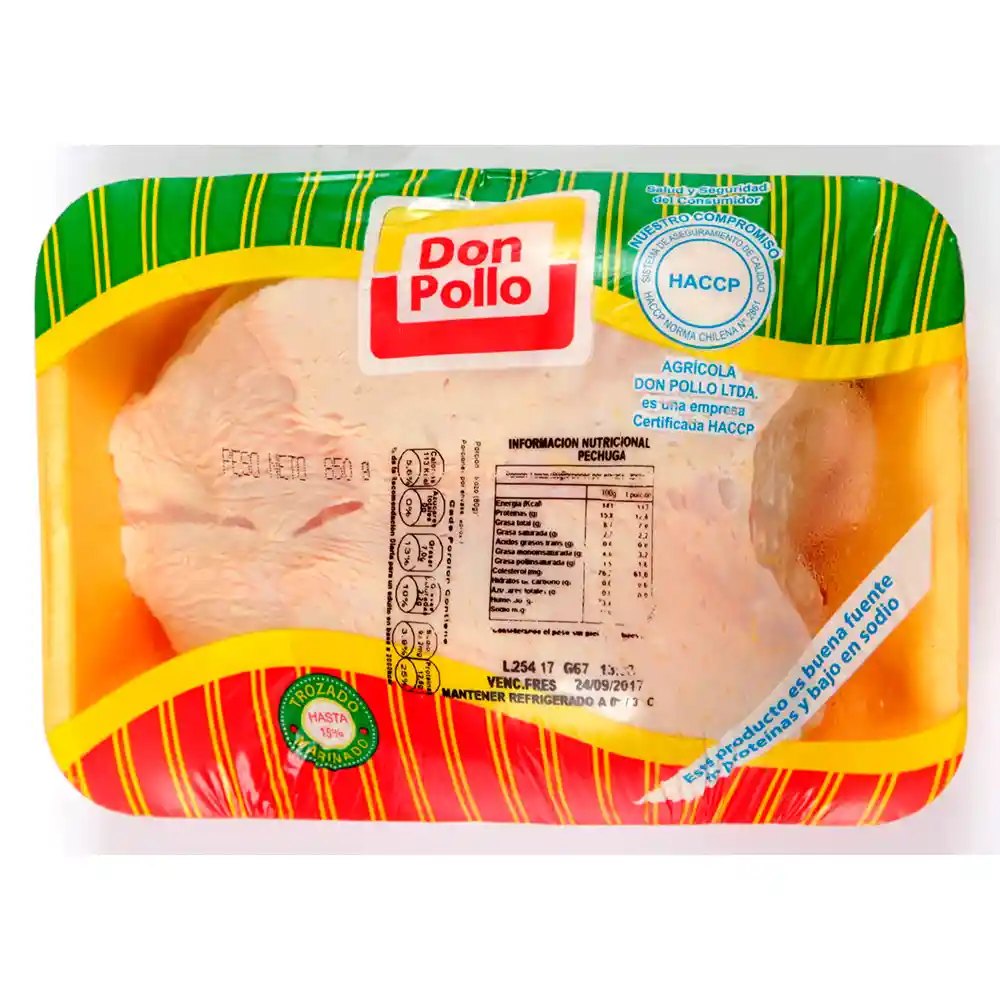 Don Pollo Pechuga Entera De Pollo
