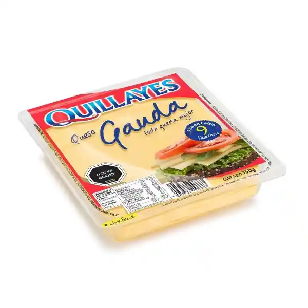 Queso Quillayes Gauda Laminado Kg