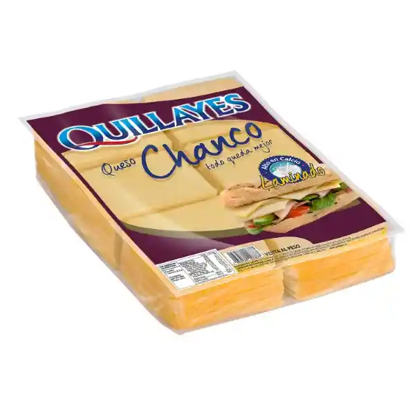 Queso Quillayes Chanco Laminado Kg