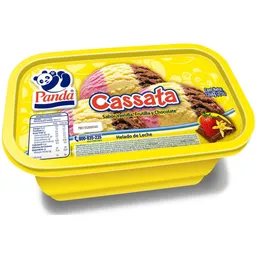 Cassata Helado de Leche Trisabor Chocolate Fresa y Vainilla