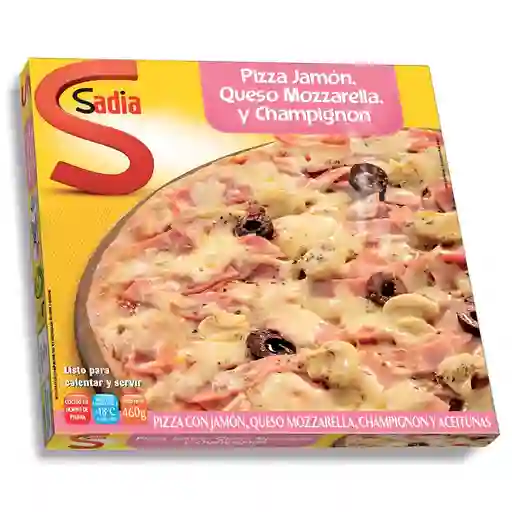 Sadia Pizza Jamón Queso Mozzarella y Champiñón