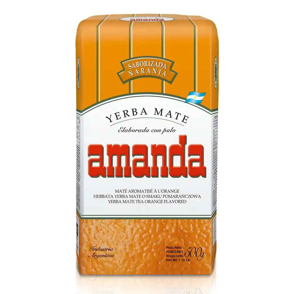 Amanda Yerba Mate Sabor Naranja