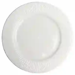 Plato Comida Blanco Dkora