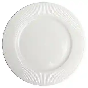 Plato Comida Blanco Dkora