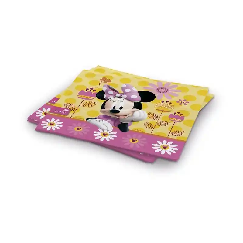 Servilleta Minnie Flor 12un