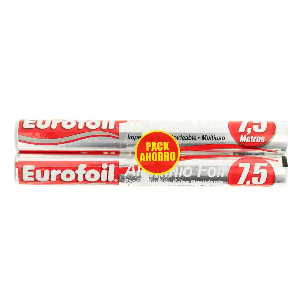 Eurofoil Papel Aluminio Pack 7.5 Mts