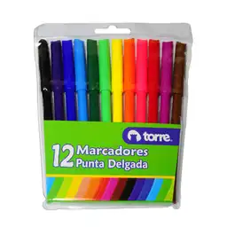 Torre Plumones Dibujo Jumbo 12 Colores