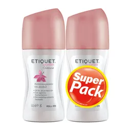 Etiquet Women Antitranspirante Clásico sin Alcohol Roll On