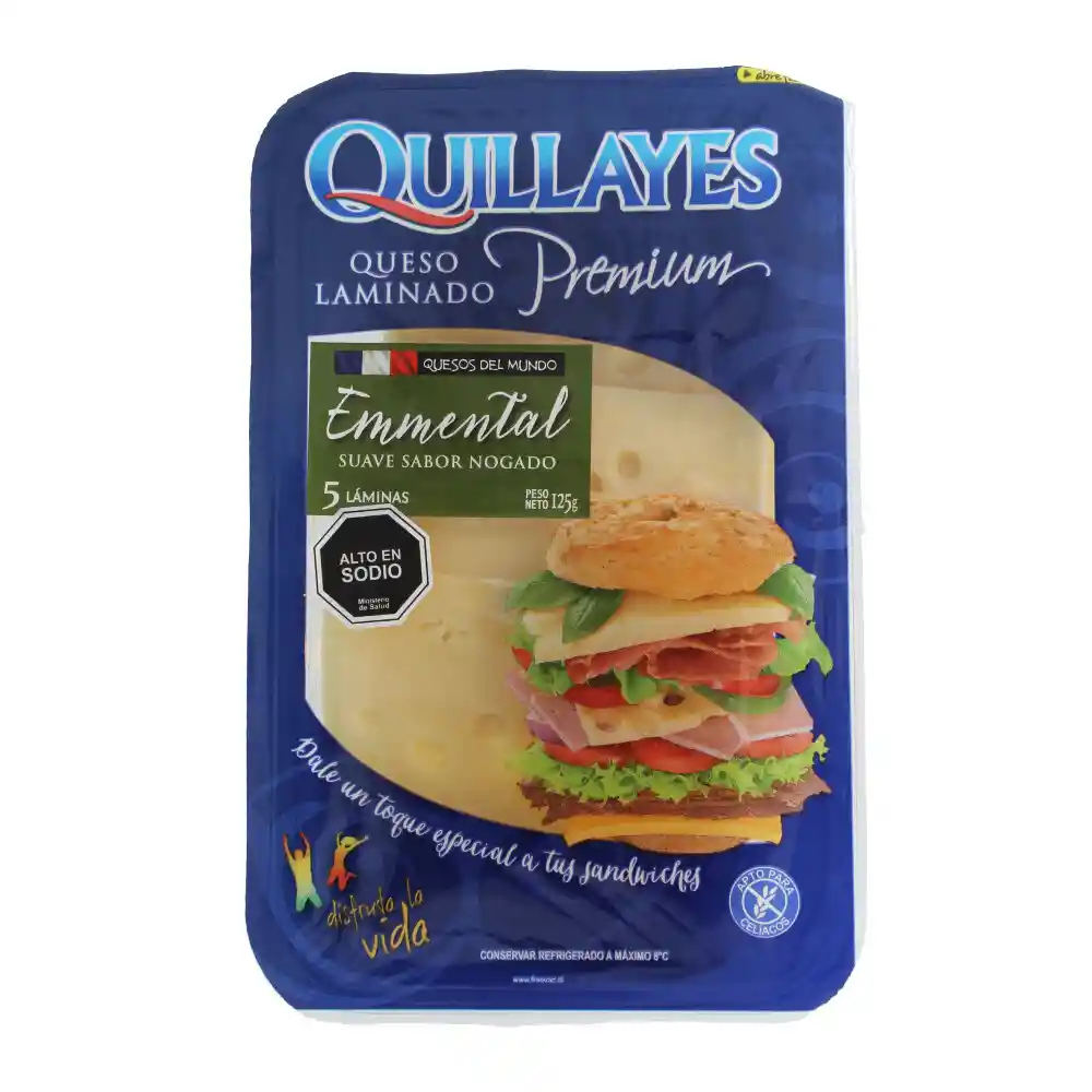 Quillayes Queso Lam Premium Emmental