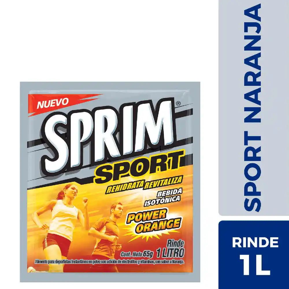 Sprim Jugo En Polvo Sport Naranja