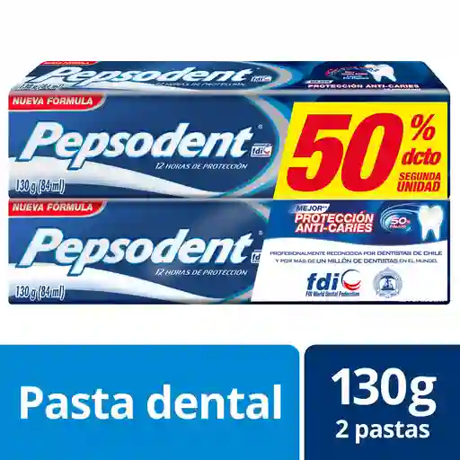 Pepsodent Pack de Pasta Dental Protección Anticaries