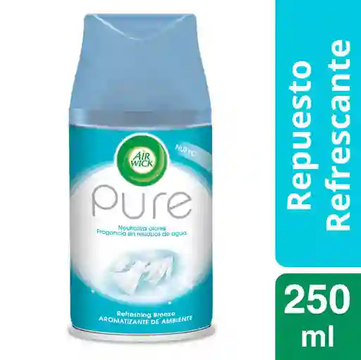 Air Wick Desodorante Ambiental Automático Freshmatic Repuesto Pure Refreshing Breeze 250ml