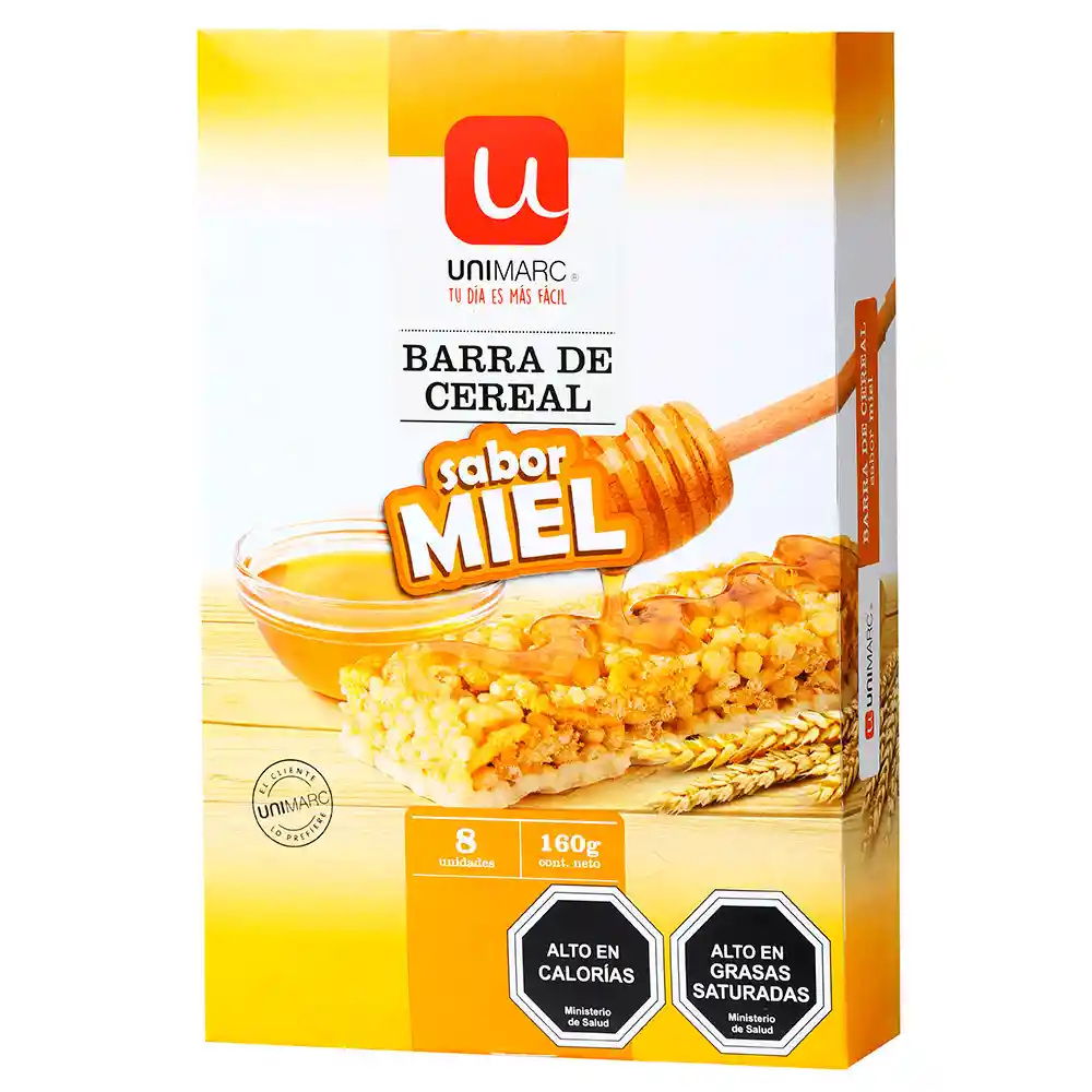 Unimarc Barra Cereal Miel