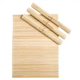 Set 4 Individuales Bambu Dkora