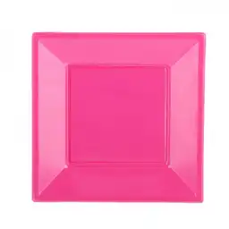 Argos Plato Cuad Rosado 10 Un