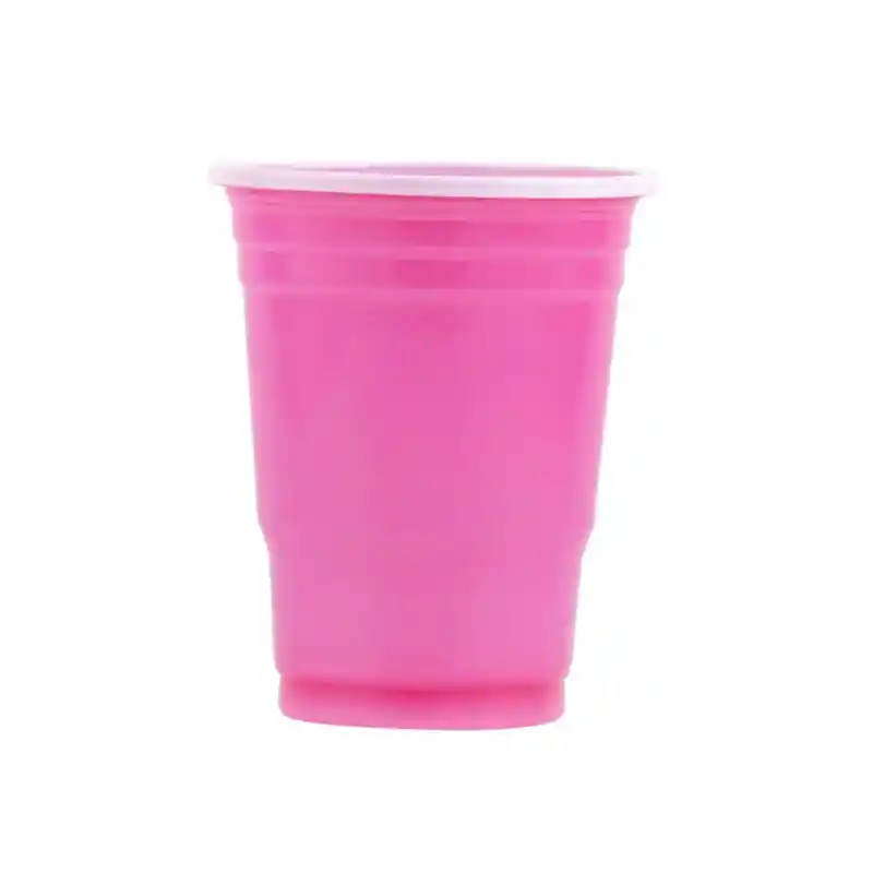 Vaso Rosado 10un