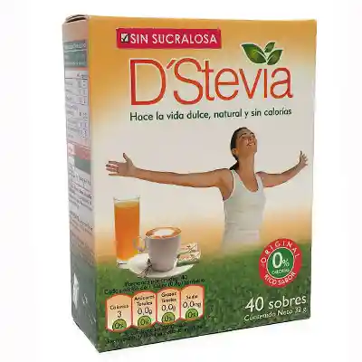 Endulzante Stevia Destevia 40 Sob